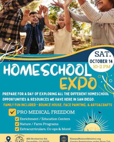Escondido, California – Oct 14, 2023 – Homeschool Expo