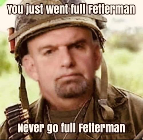 full fetterman retard smart like democrats grow own dope