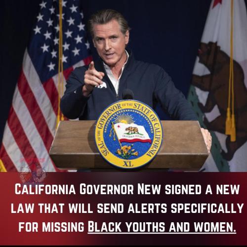 spook alert racist dems commifornia gavin newsome racist