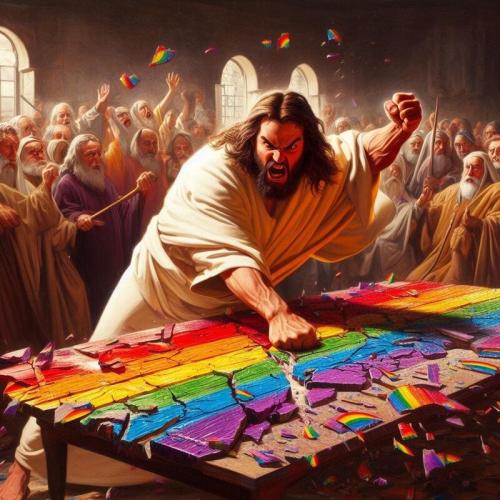 Jesus - Ukraine Flag