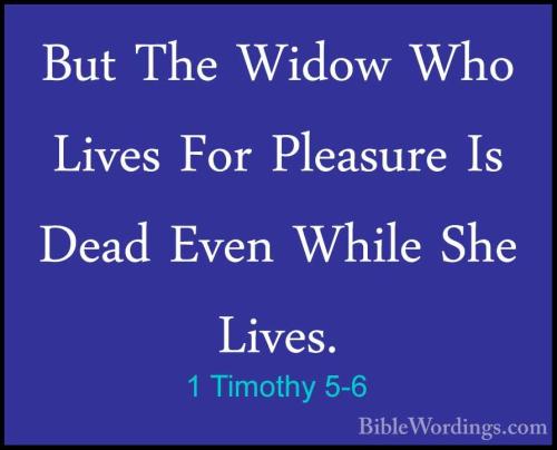 1 Timothy 5_6