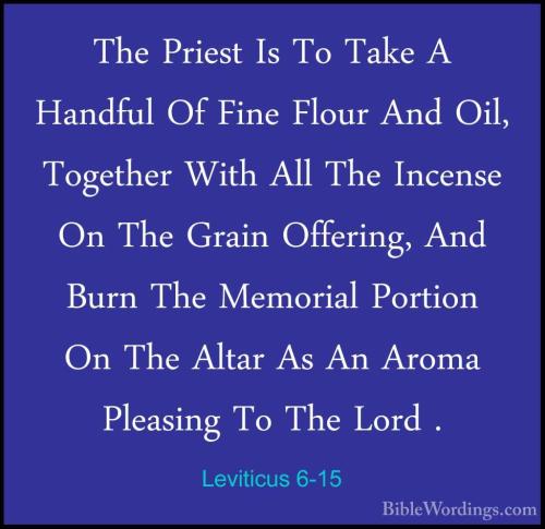 Leviticus 6_15
