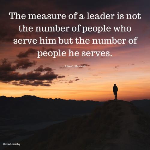 1-Leaders Serve People
