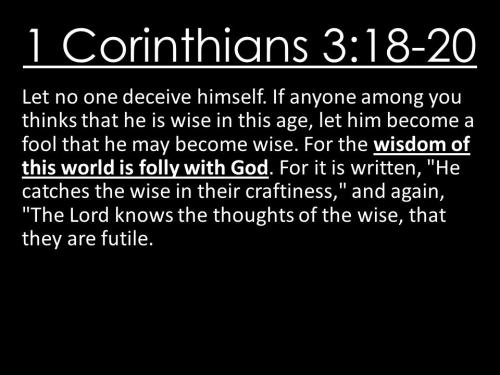 1 Corinthians 3_18-20
