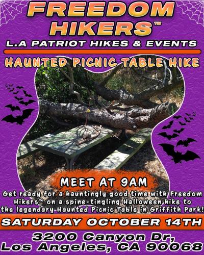 Los Angeles, California - Oct 14, 2023 - Freedom Hikers