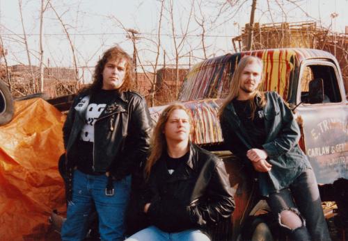 Dogs With Jobs (1991 - Gord Kirchin (R.I.P.) (vocals-bass), Shawn Tilley (drums) and Dave Copeland (guitars).)