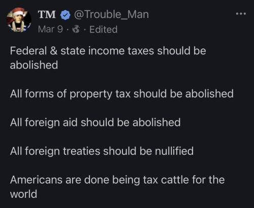 Abolish tax