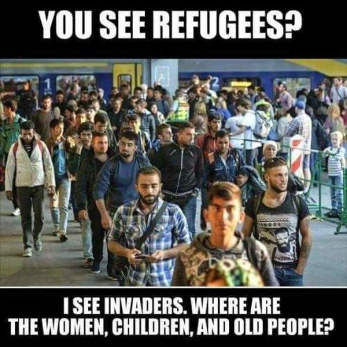 Invaders are not refugees!