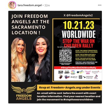 Sacramento, California - Oct 21, 2023 - Stop the War on Children Rally