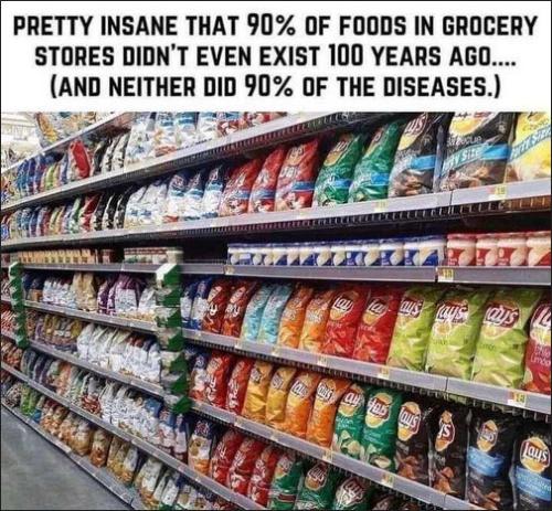 ninety percent of the foods