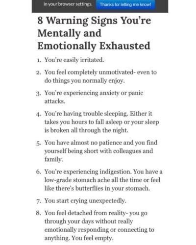 emotionally exhausted
