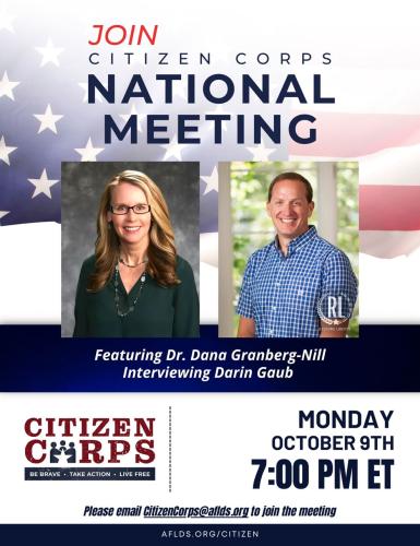 Zoom - Oct 9, 2023 - Citizens Corp National Meeting - Our Civil Liberties and Preparing for Emergency Situations