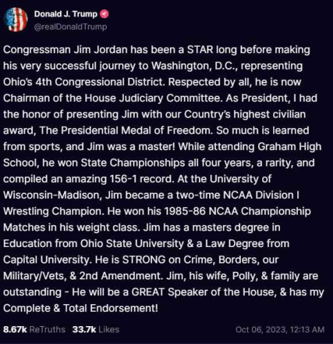 TRUMP ENDORESMENT JORDAN