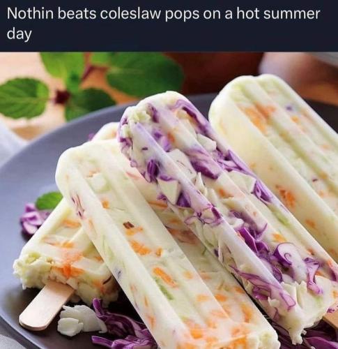 coleslaw pops