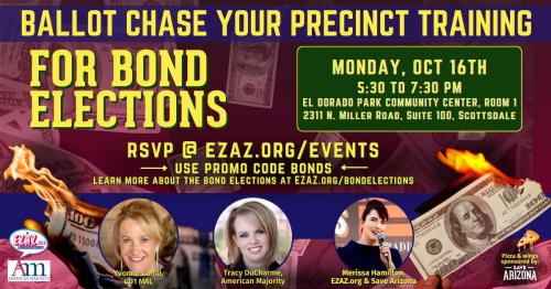 Scottsdale, Arizona - Oct 16, 2023 - Precinct Training for Bond Elections