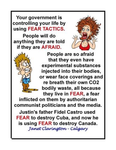 fear tactics