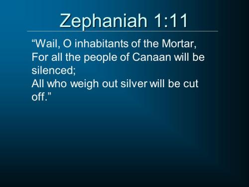Zephaniah 1_11