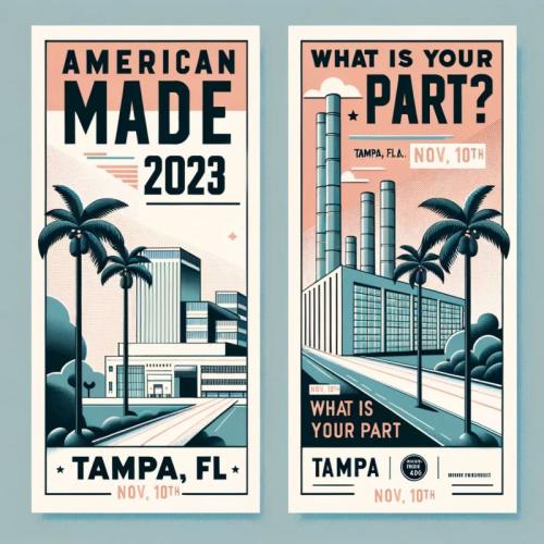 Tampa, Florida - Nov 10, 2023 - Made in America Conference