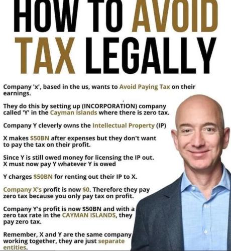 avoiding taxes legally