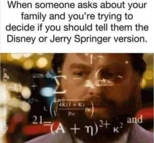 ask about family