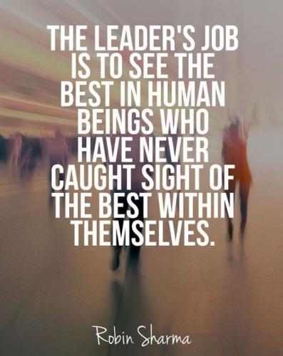 1-Leaders See the Best