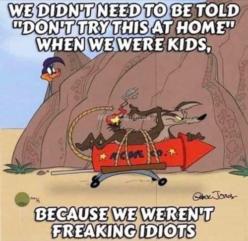 because we weren't