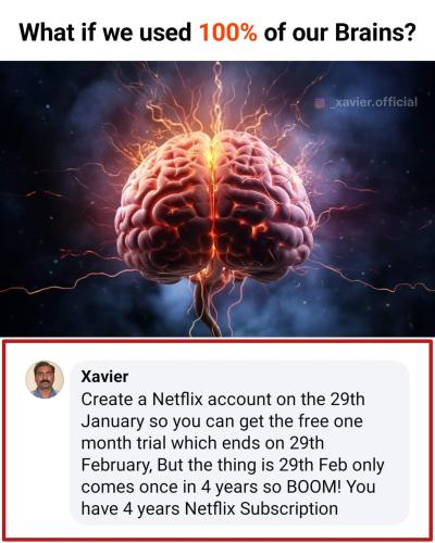 100% of our brains