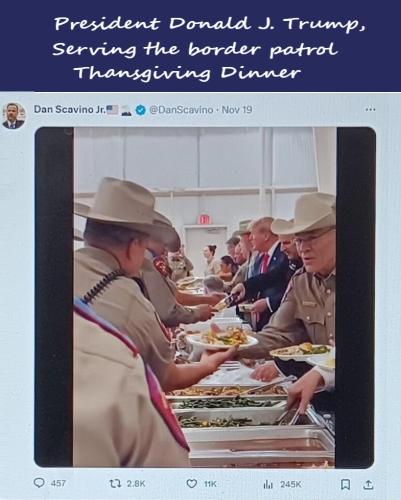 TRUMP SERVING BOARDER PATROL