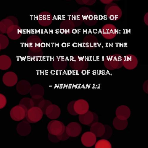 Nehemiah 1_1