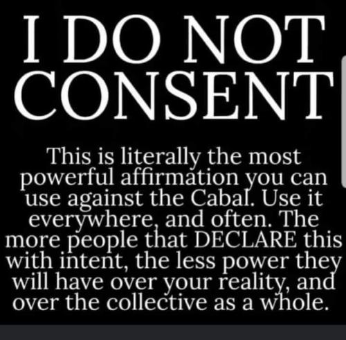 Do not consent