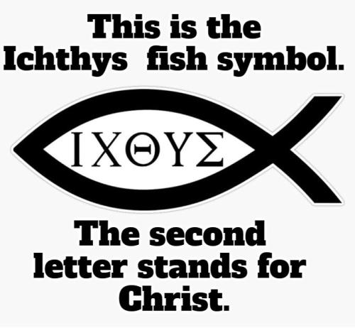 Ichytus IXOYE fish symbol