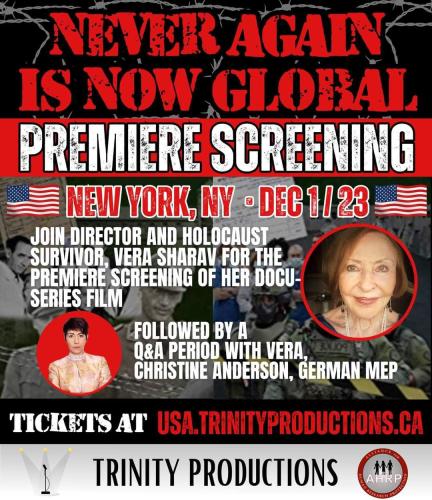 New York, New York - Dec 1, 2023 - Premier Screening - Never Again