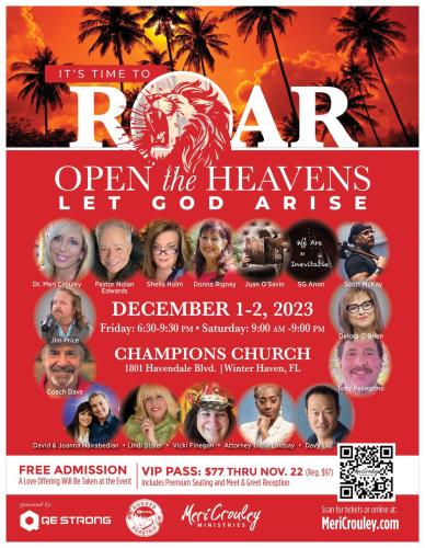 Winter Haven, Florida - Dec 1-2, 2023 - Time to Roar