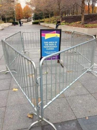 closed area