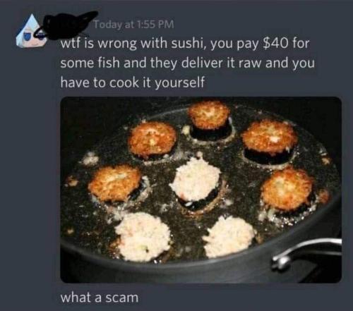 raw sushi