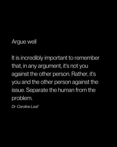 argue well