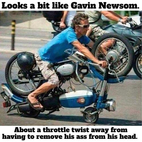 Looks a bit like Gavin Newsom