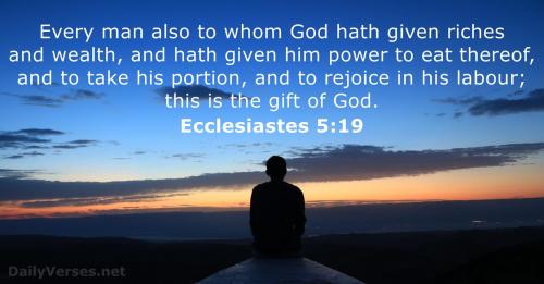Ecclesiastes 5_19