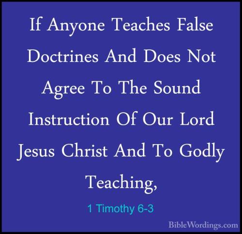 1 Timothy 6_3
