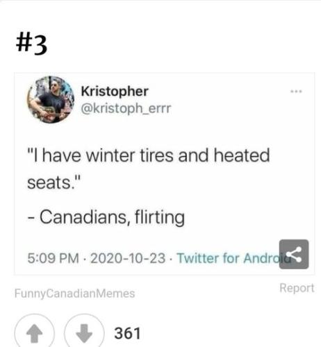 Canadians flirting