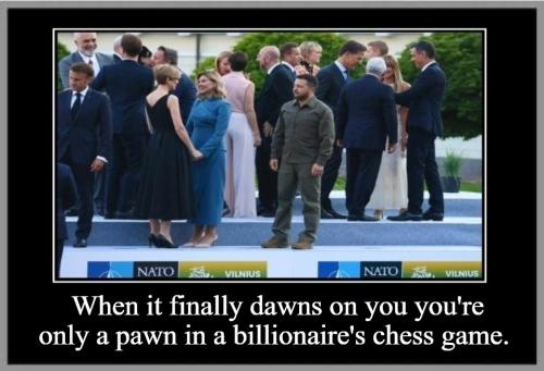 When it finally dawns on you you're only a pawn