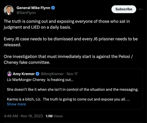 General Flynn tweet