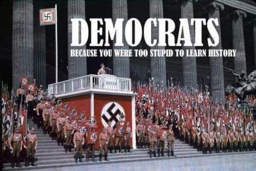 democrats nazis too stupid to learn history