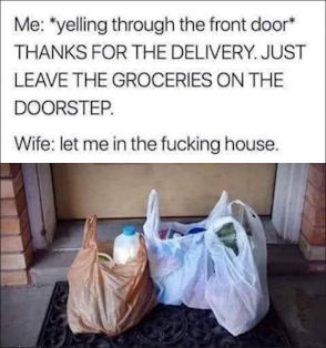 let me in the fucking house