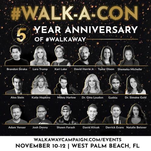 West Palm Beach, Florida - Nov 10-12, 2023 - Walkaway - Walk-A-Con 5 Year Anniversary of #Walkaway