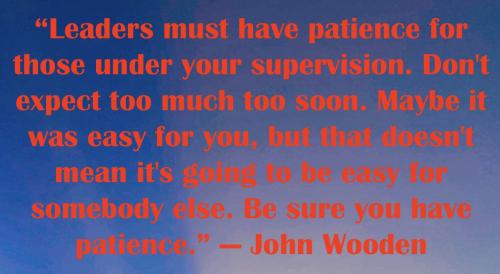 1-Leaders Must Be Patience