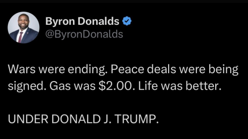 Better under Trump - Byron Donalds