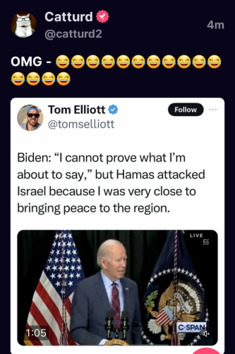 Catturd biden peace