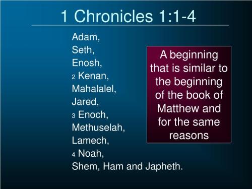 1 Chronicles 1_1-4