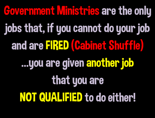 government ministeries firing